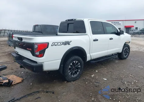 2020 Nissan Titan Pro-4X 4X4 z USA, uszkodzony, nr VIN 1N6AA1ED4LN501206